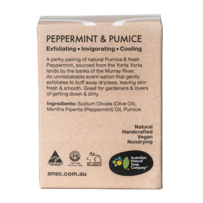 Zero Waste Store Australia Natural Soap Peppermint and pumice