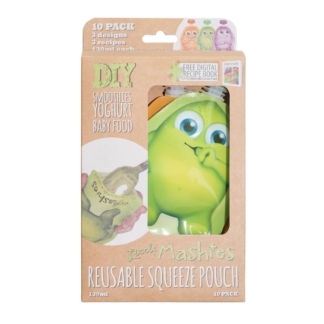Zero Waste Store Australia Little Mashies Reusable Baby Food Squeeze Pouch