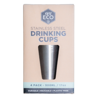 Zero Waste Store Australia Drinking Cup Set 4pk stainless steel