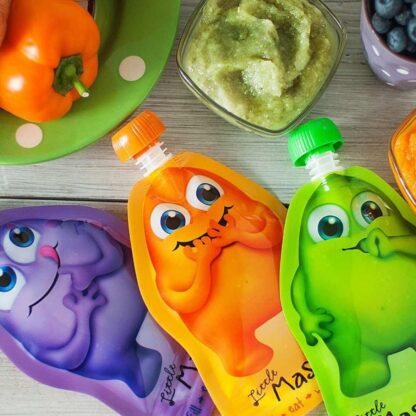 Zero Waste Store Australia Little Mashies Reusable Baby Food Squeeze Pouch