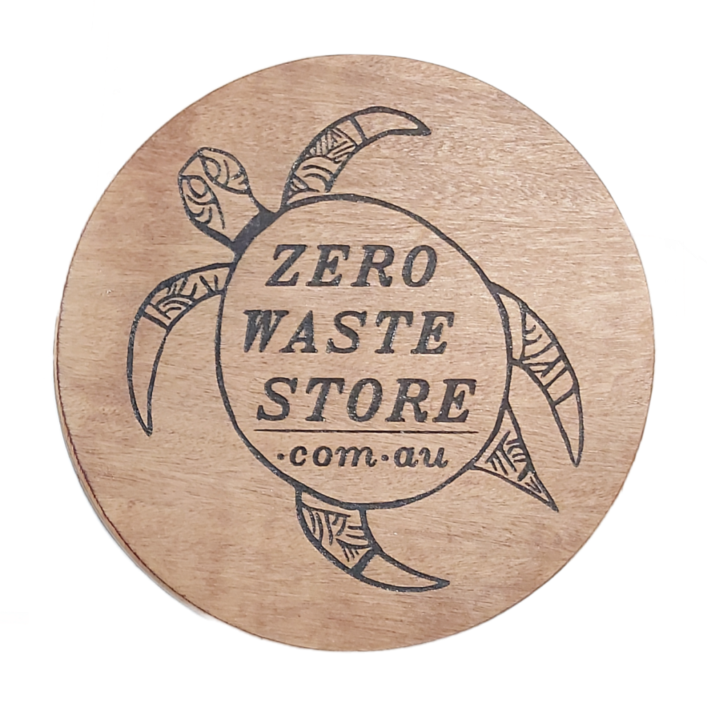 Zero Waste Store Round Plywood Logo