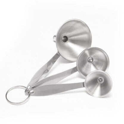 Stainless Steel Funnel Set - Small PK3