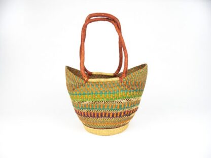 Bashiri Shopper Long Handle Bolga Basket