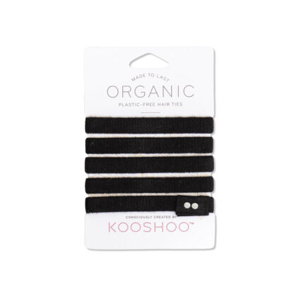 KOOSHOO Organic Hair Ties 5PK - Choose Colours