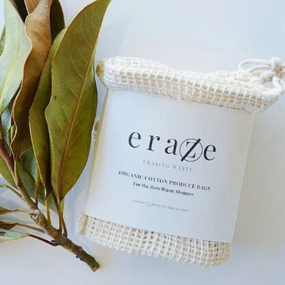Eraze Organic Cotton Mesh Produce Bags PK4