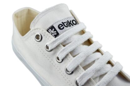 Etiko Sneakers Lowcuts All White - Limited Edition Organic Fairtrade