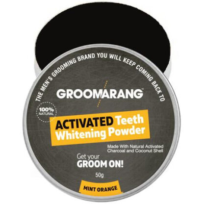 Groomarang Activated Teeth Whitening Powder - Mint Orange