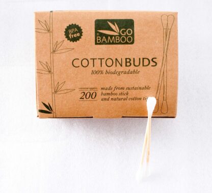 Zero Waste Store Australia Go Bamboo Cotton Tips 200 pack
