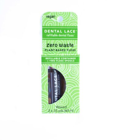 Vegan Dental Lace - Dispenser with 2 x 30m rolls Dental Floss