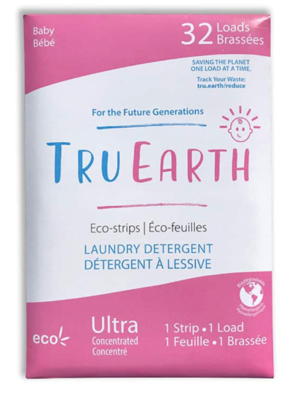 Tru Earth Laundry Strips - Choose Fresh Linen, Fragrance Free or Baby