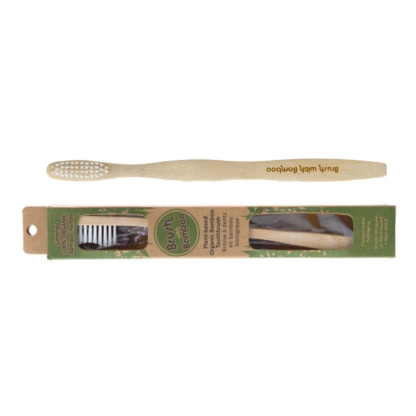 Zero Waste Store Australia Brush With Bamboo Adult Medium Toothbrush Biodegradable