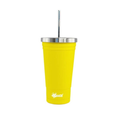 Cheeki 500ml Insulated Stainless Steel Tumbler with Straw - 4 Colours