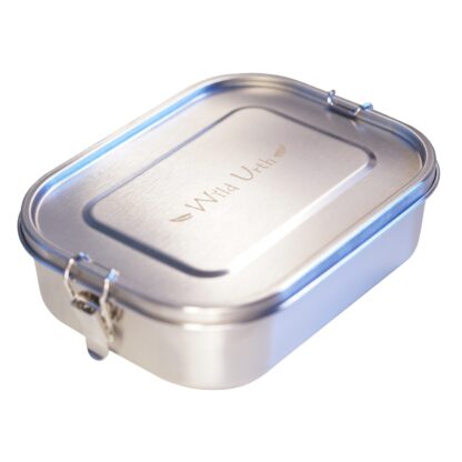 Wild Urth Stainless Steel Rectangle Lunch Box - 1400ml