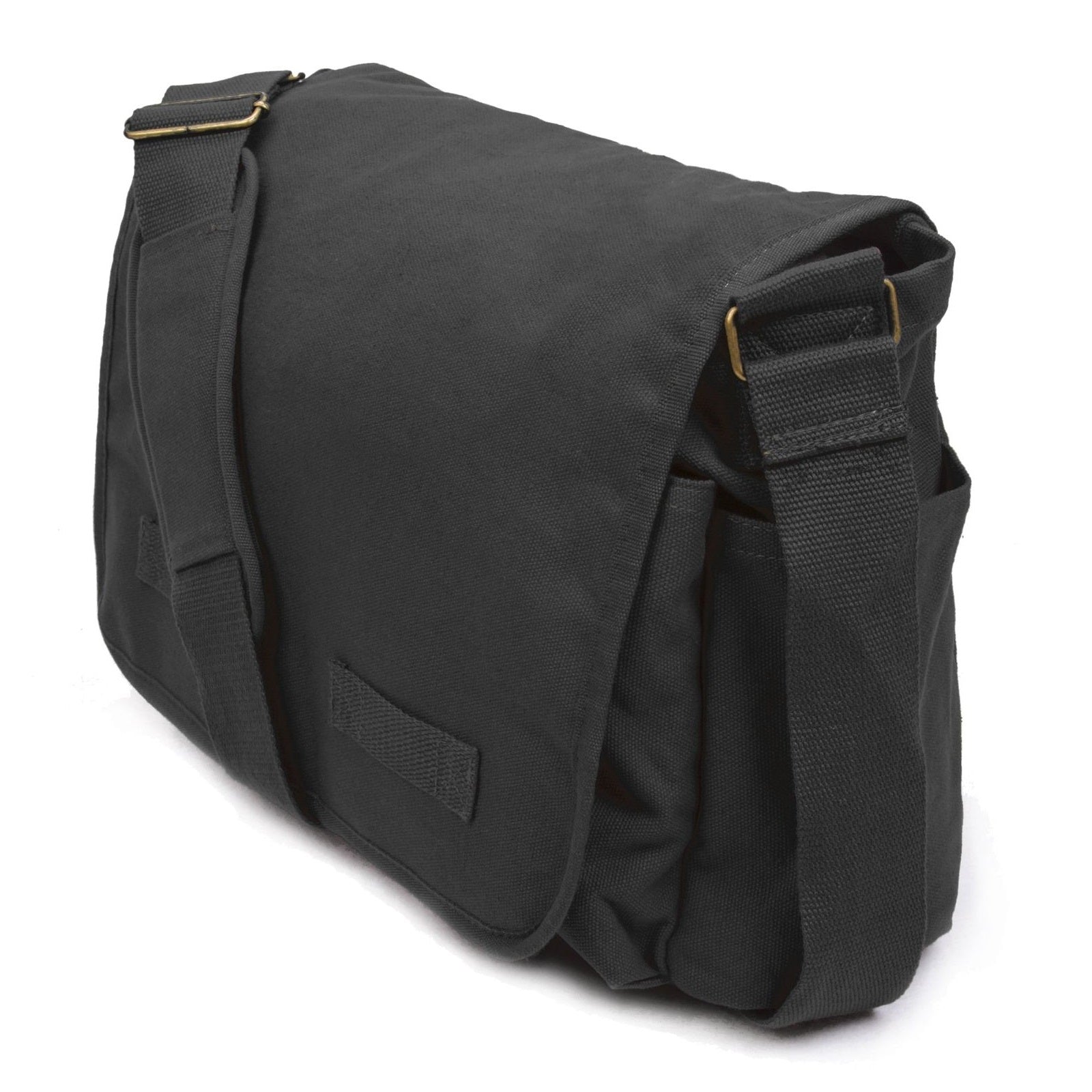 Dark gray Canvas Messenger Bag, In stock!