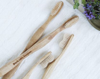 Brush With Bamboo Toothbrush - Adult Medium