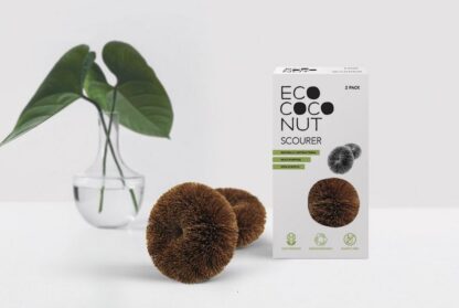 Eco Coconut Round Scourers - 2PK